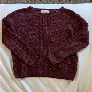 Pink Rose knitted sweater